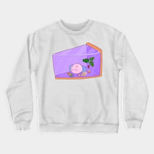 Translucent pie Crewneck Sweatshirt